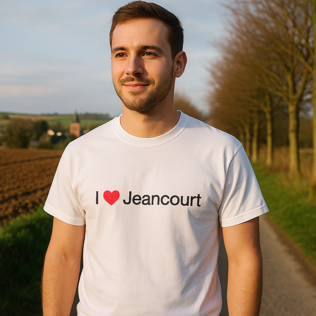 T-shirt I love jeancourt