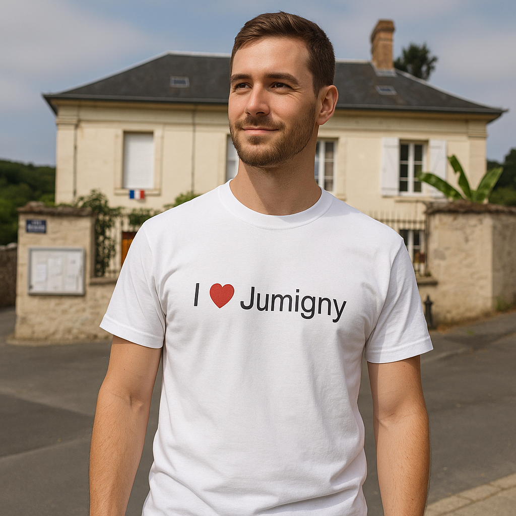 T-shirt I love jumigny