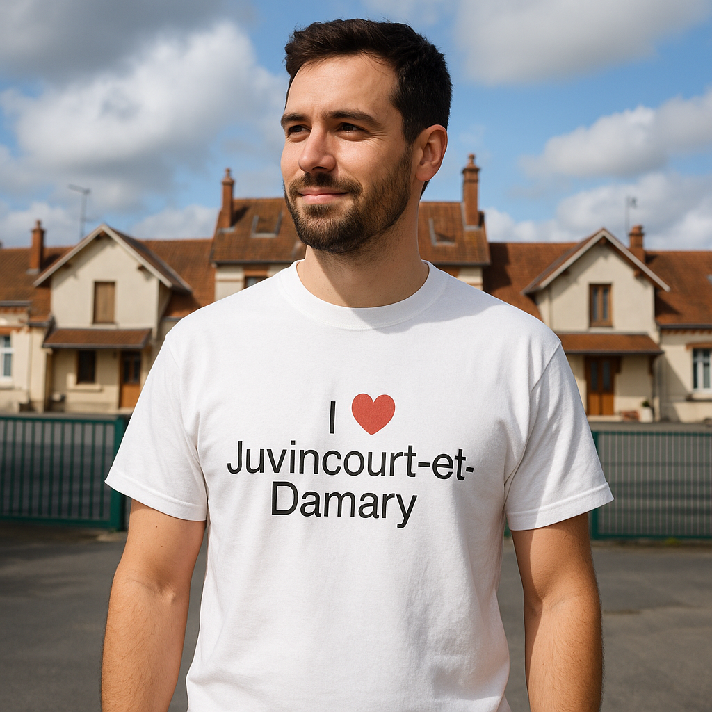 T-shirt I love juvincourt-et-damary