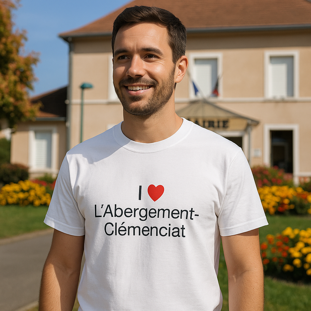 T-shirt I love l'abergement-clémenciat