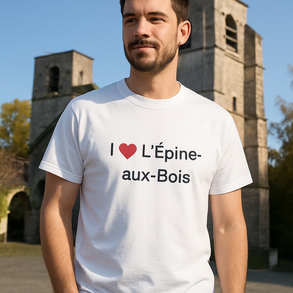T-shirt I love l'épine-aux-bois