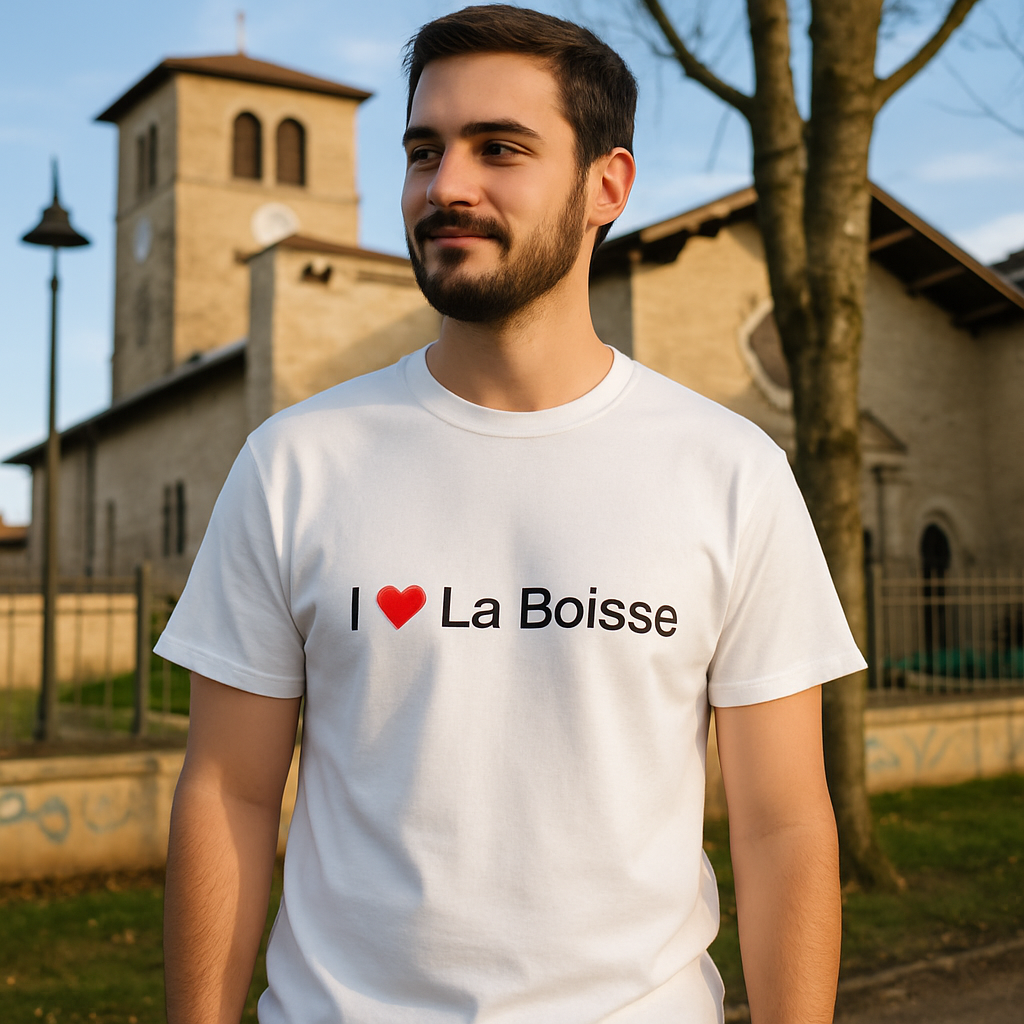 T-shirt I love la boisse