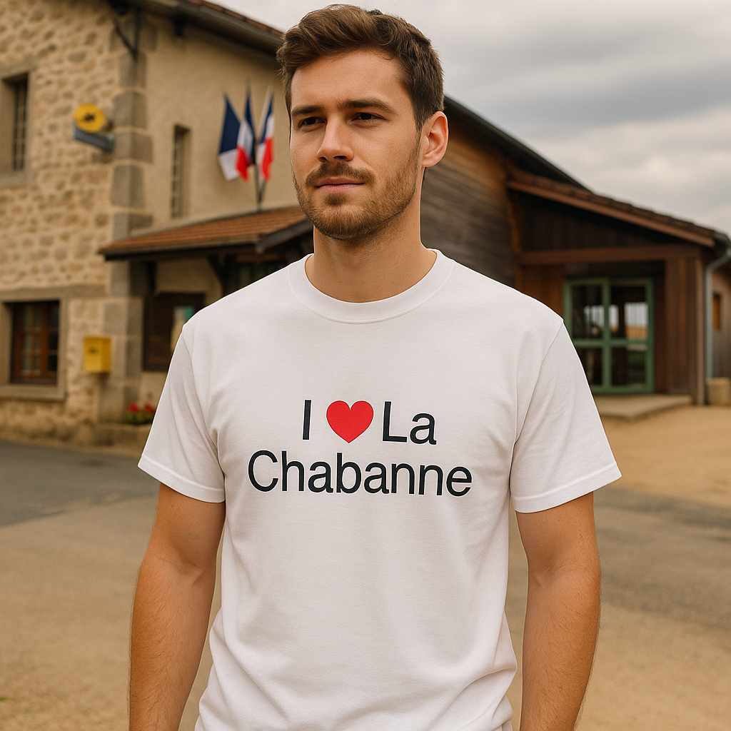 T-shirt I love la chabanne
