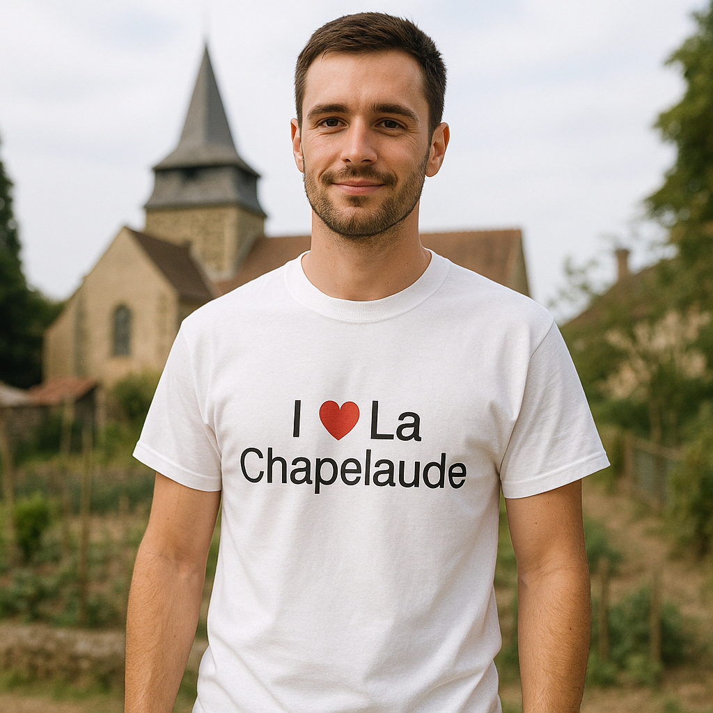 T-shirt I love la chapelaude