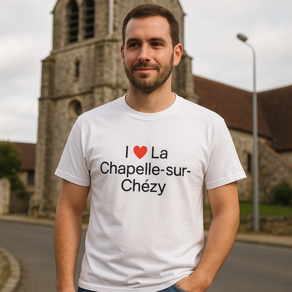 T-shirt I love la chapelle-sur-chézy