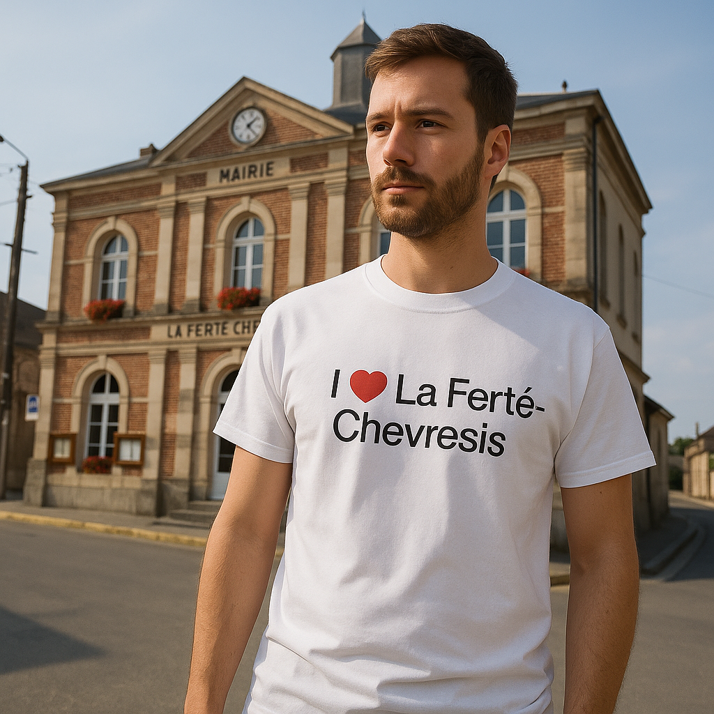 T-shirt I love la ferté-chevresis
