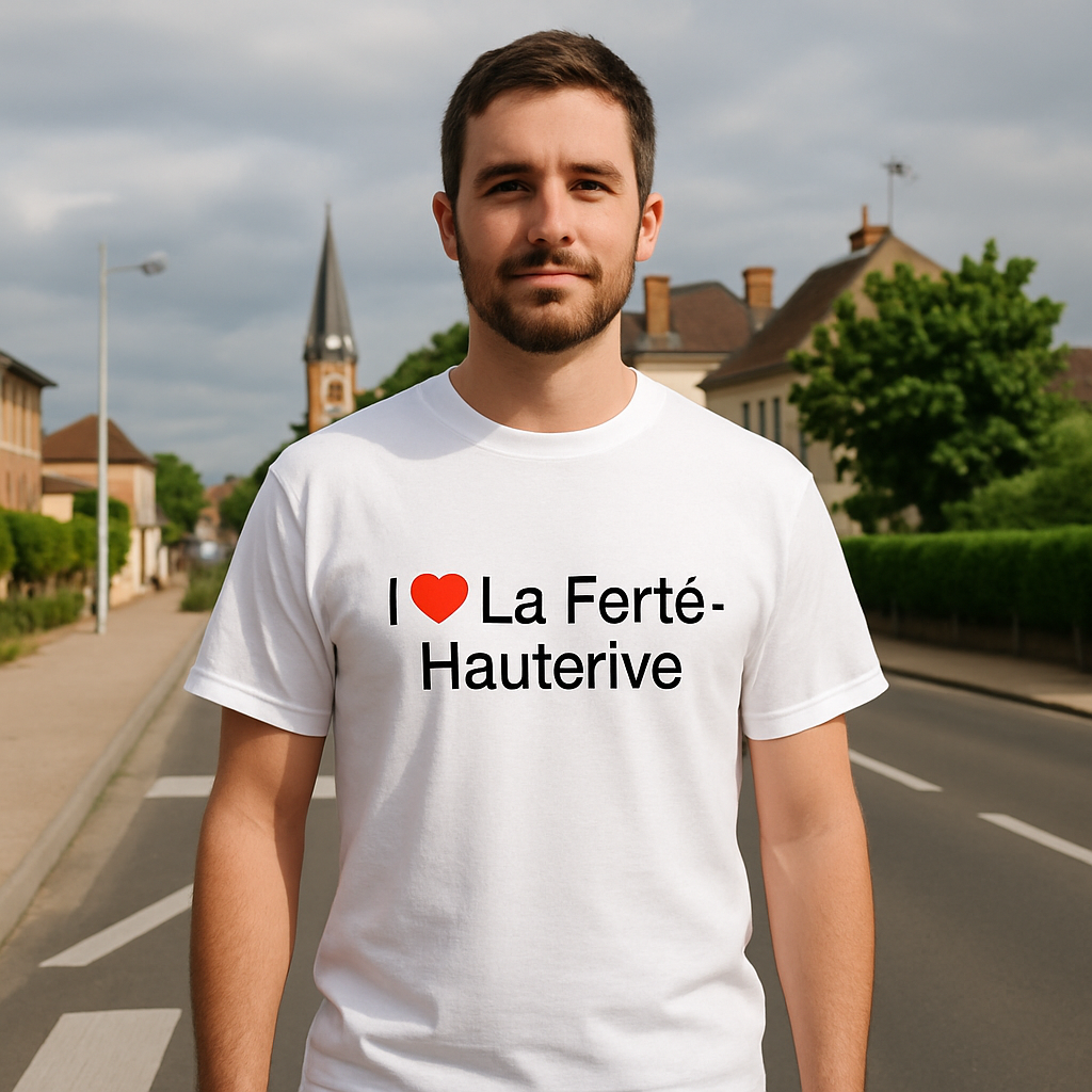 T-shirt I love la ferté-hauterive