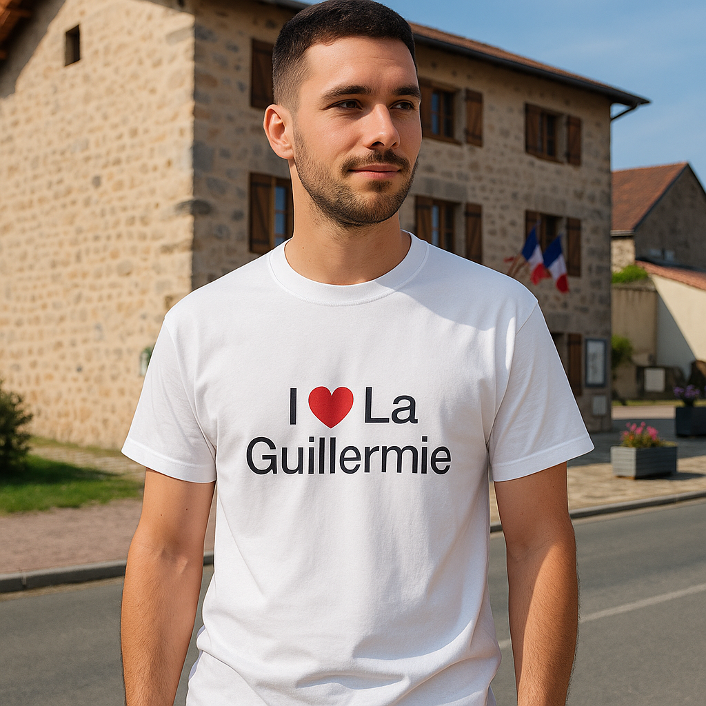 T-shirt I love la guillermie