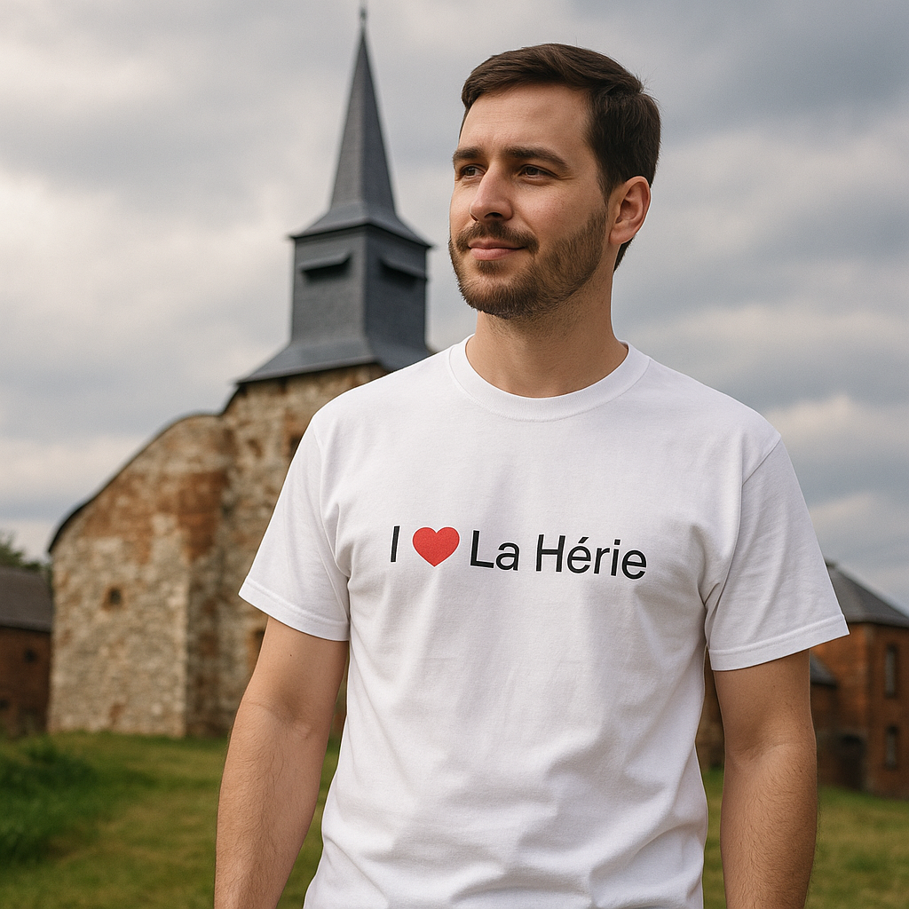 T-shirt I love la hérie