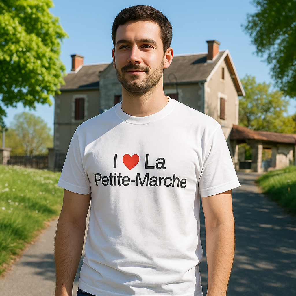T-shirt I love la petite-marche
