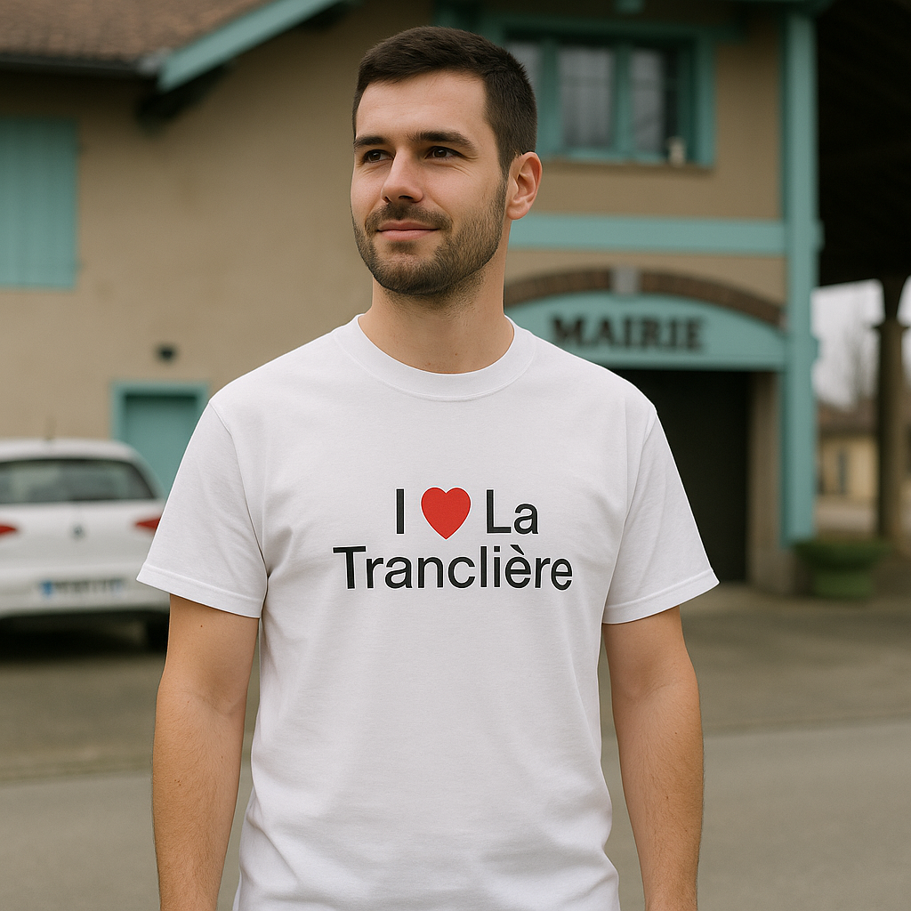 T-shirt I love la tranclière