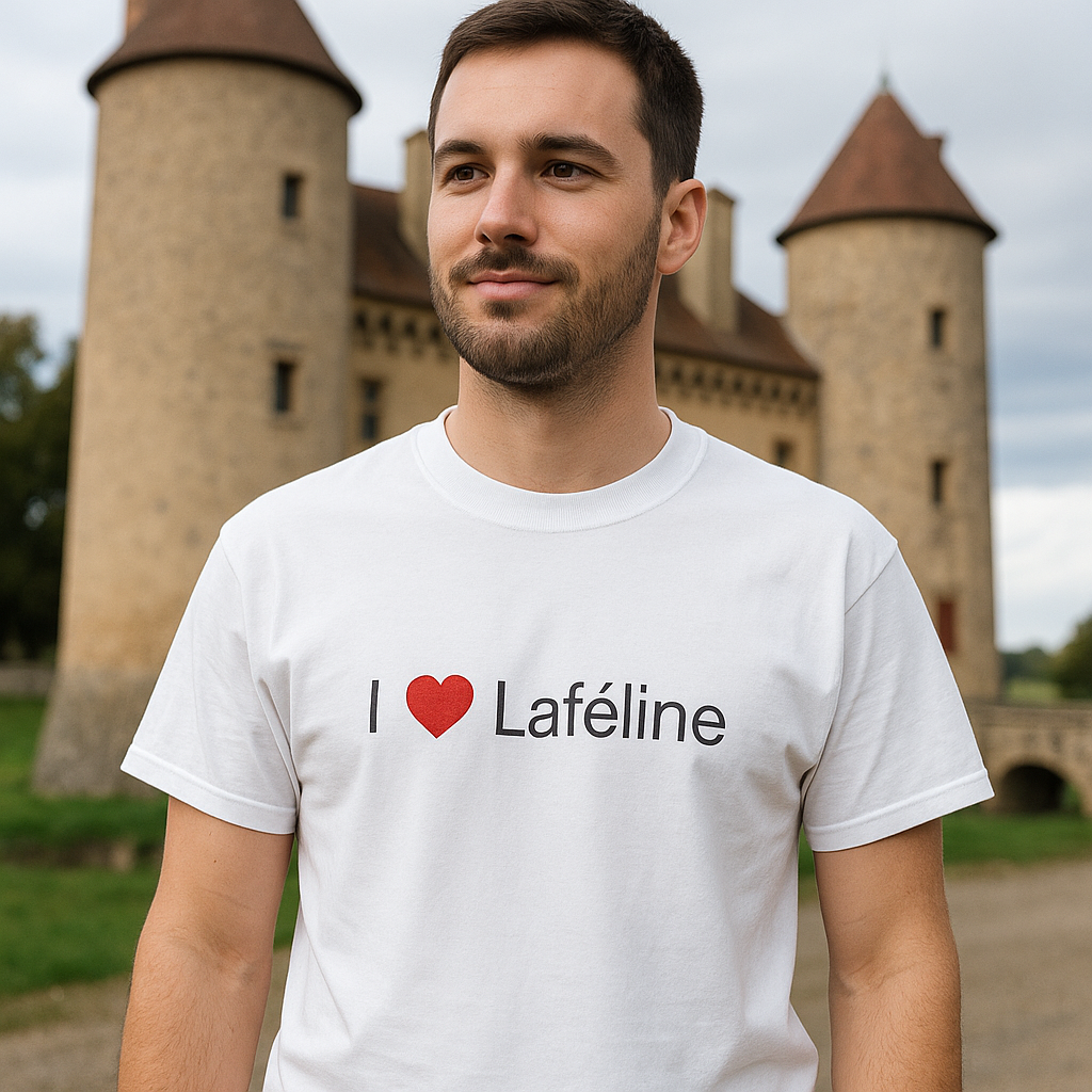 T-shirt I love laféline