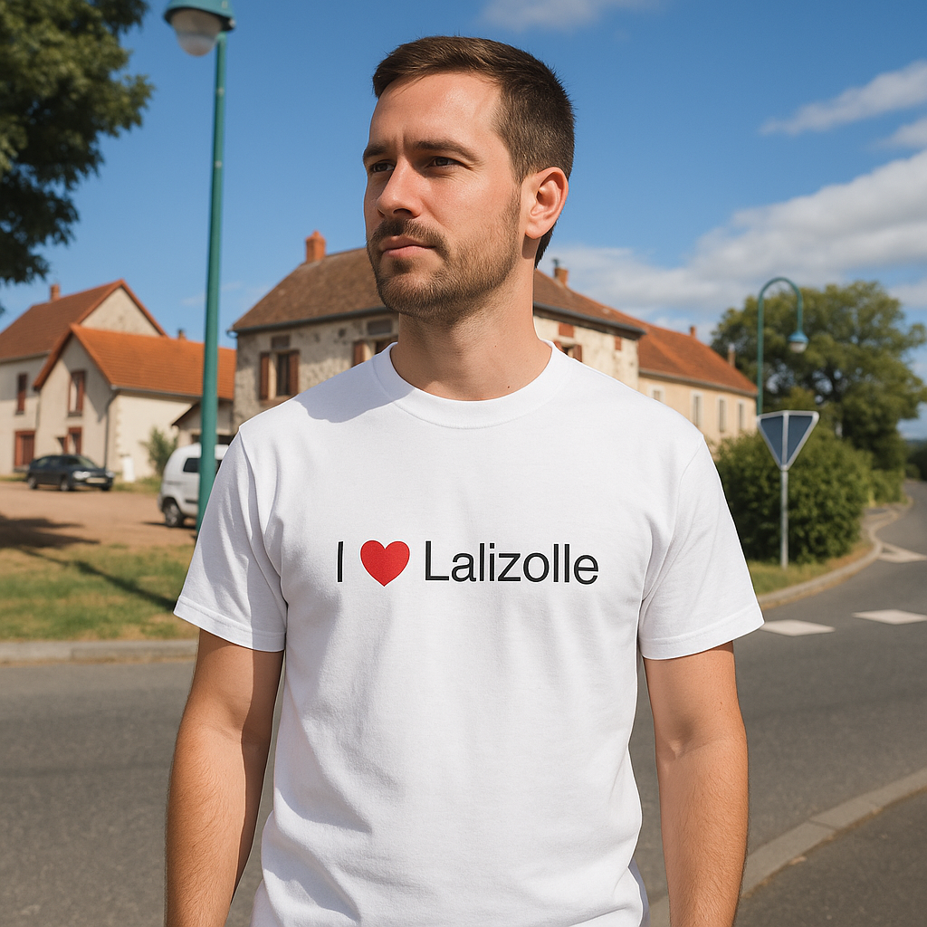 T-shirt I love lalizolle