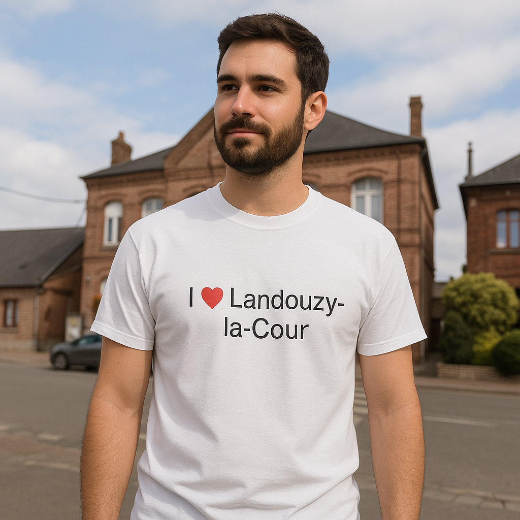 T-shirt I love landouzy-la-cour