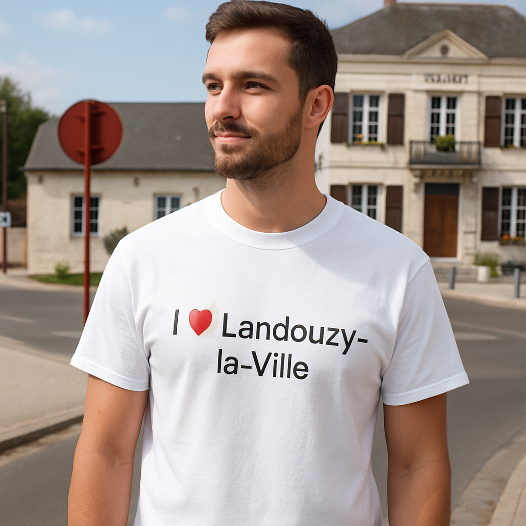 T-shirt I love landouzy-la-ville