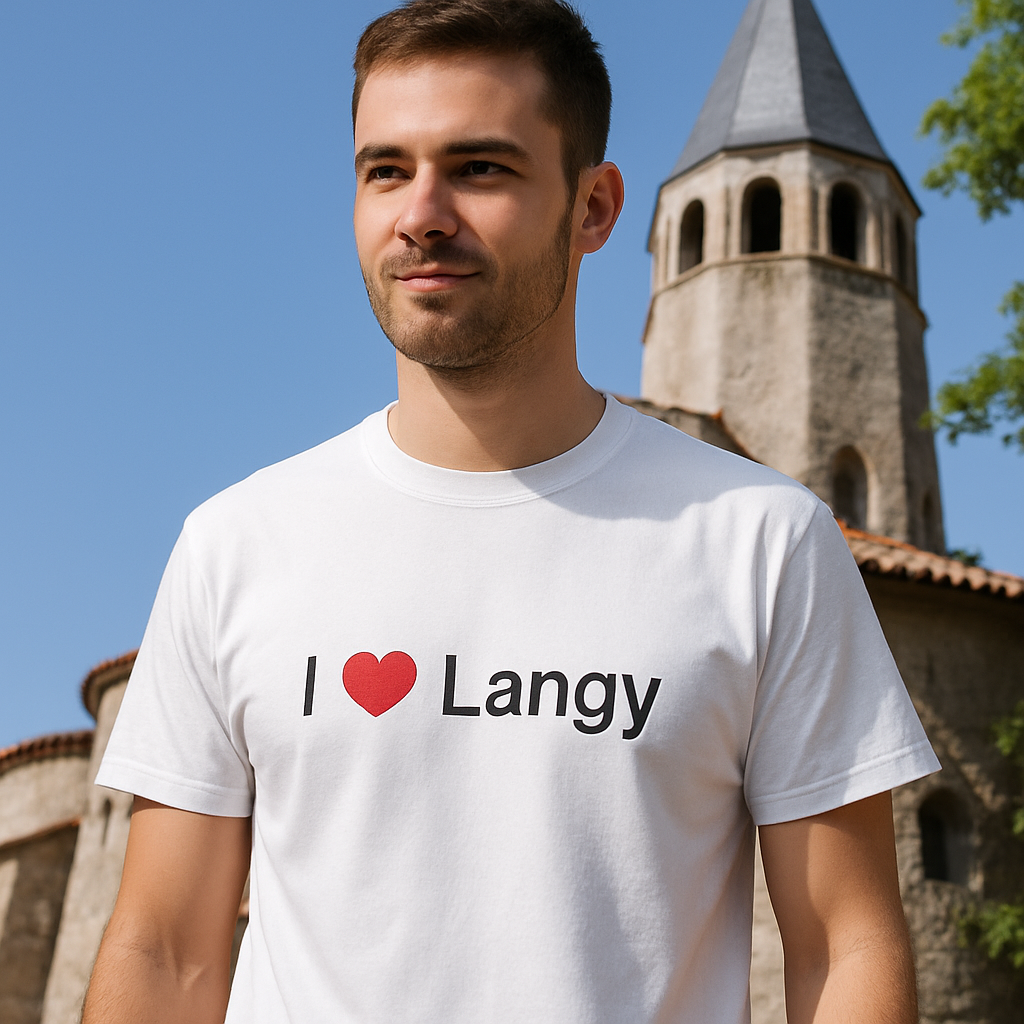 T-shirt I love langy