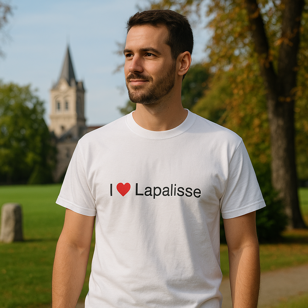 T-shirt I love lapalisse