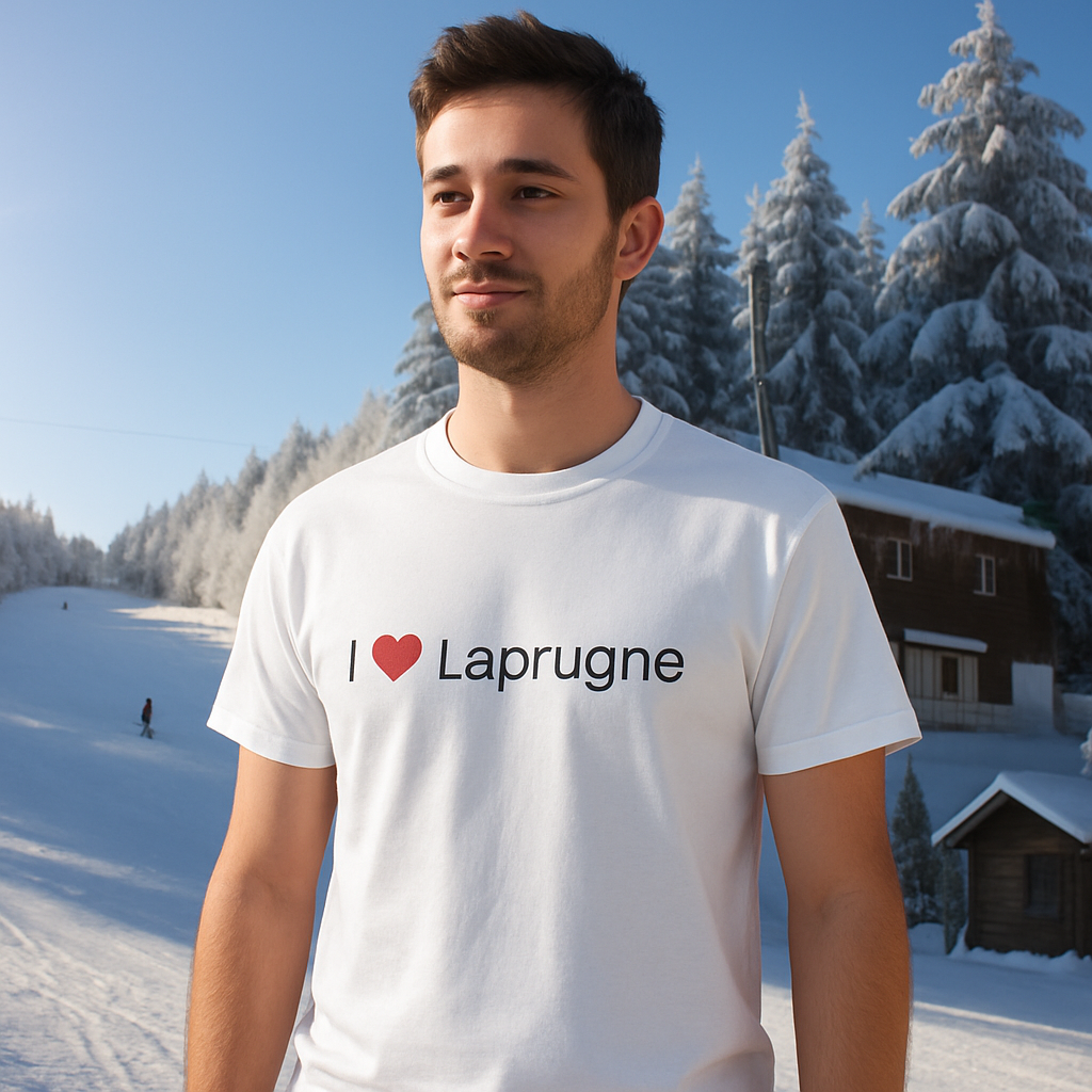 T-shirt I love laprugne