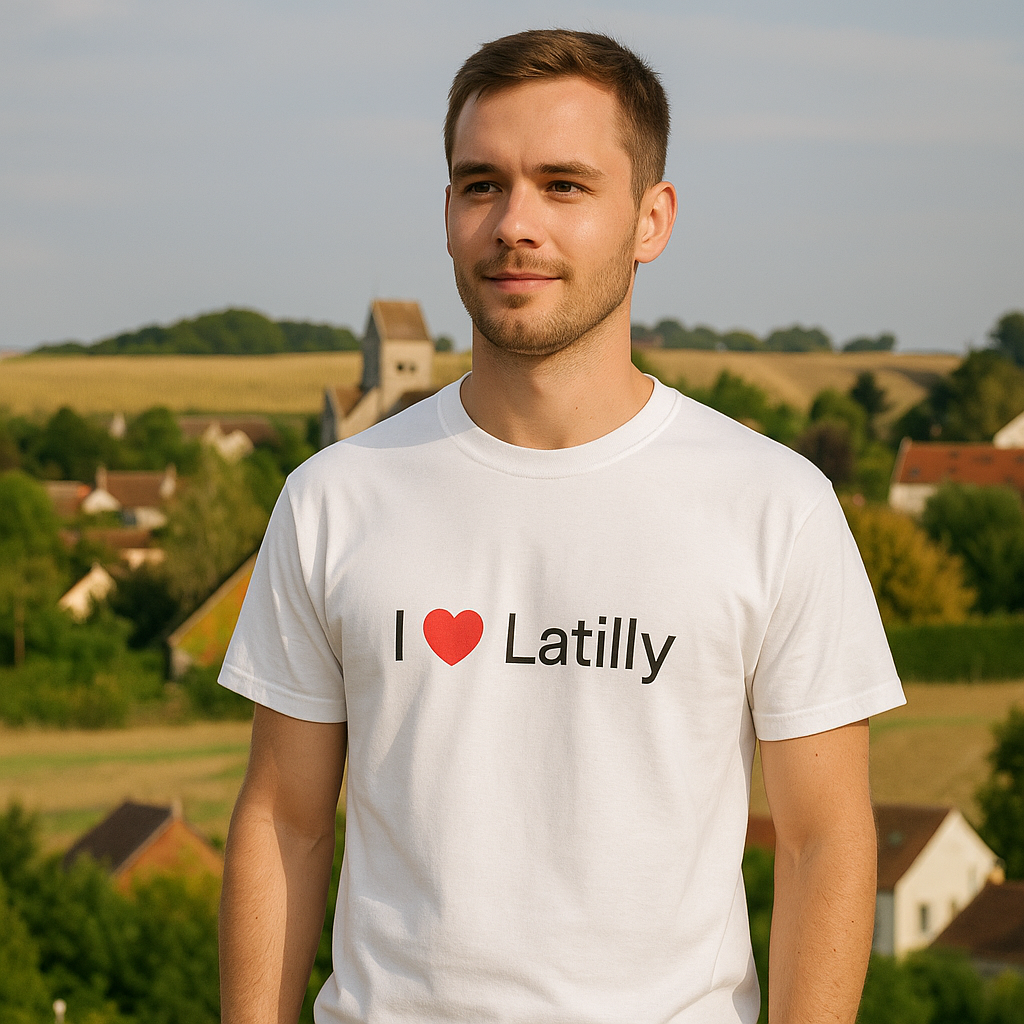 T-shirt I love latilly
