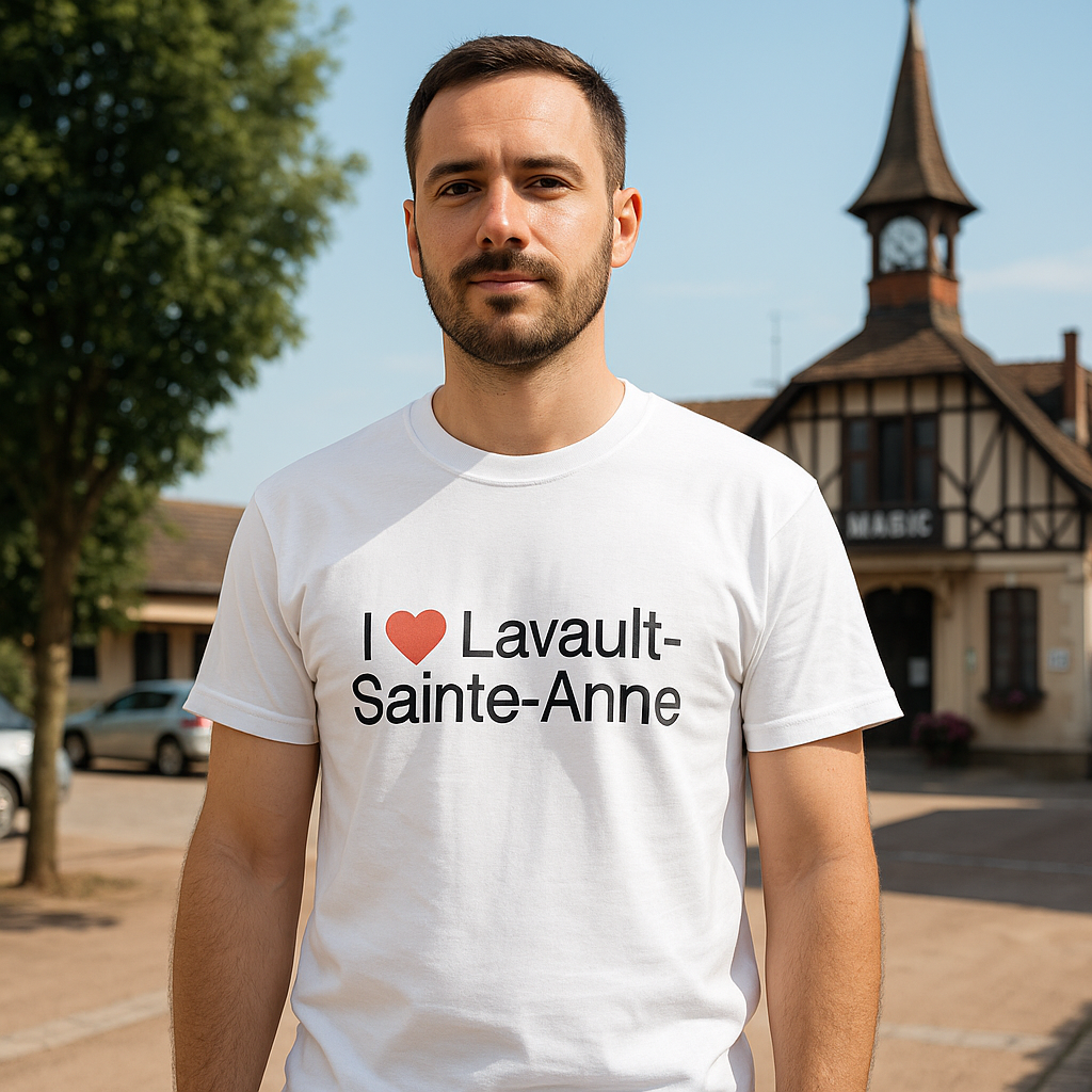 T-shirt I love lavault-sainte-anne