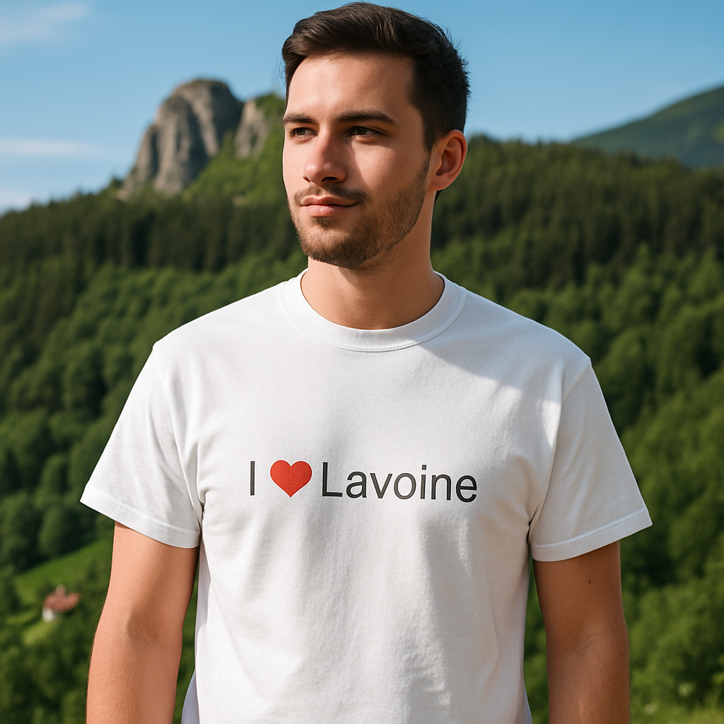 T-shirt I love lavoine