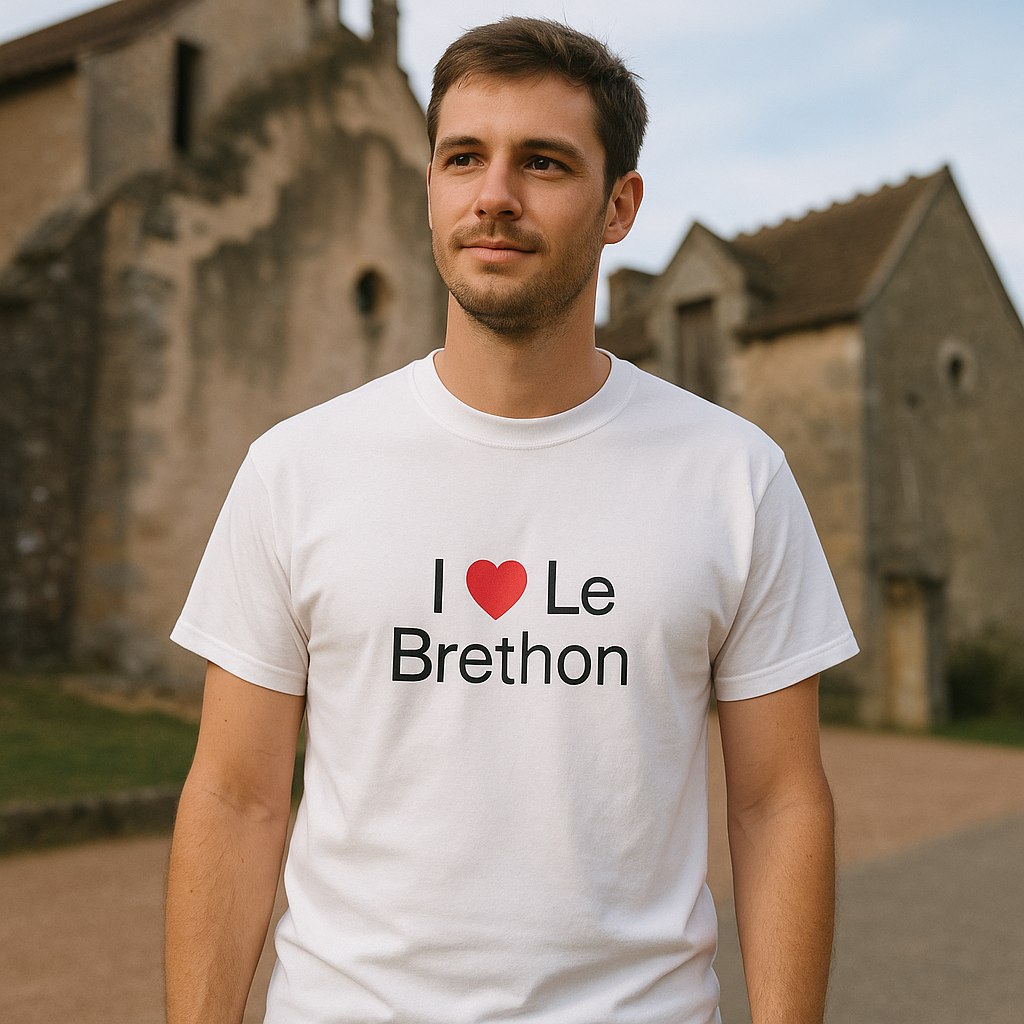 T-shirt I love le brethon