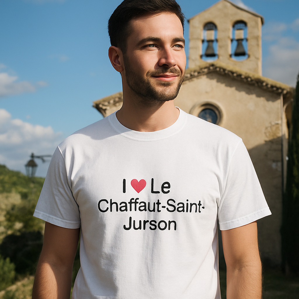 T-shirt I love le chaffaut-saint-jurson
