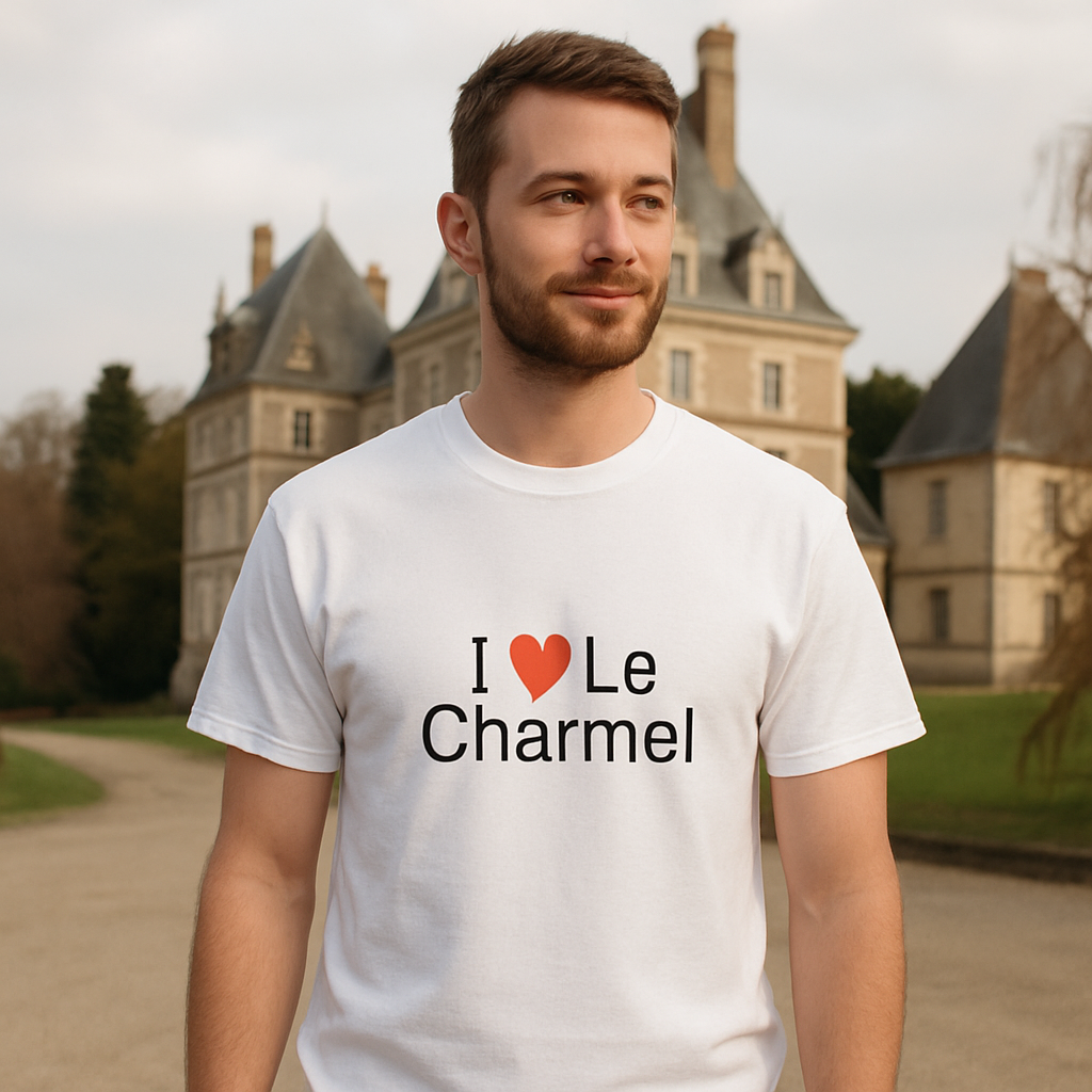 T-shirt I love le charmel
