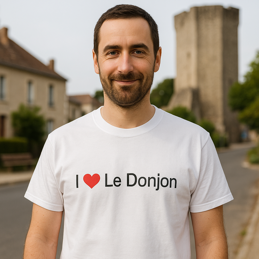 T-shirt I love le donjon