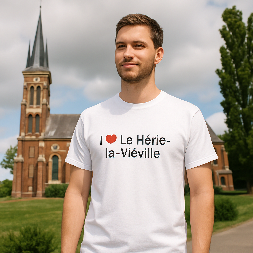 T-shirt I love le hérie-la-viéville