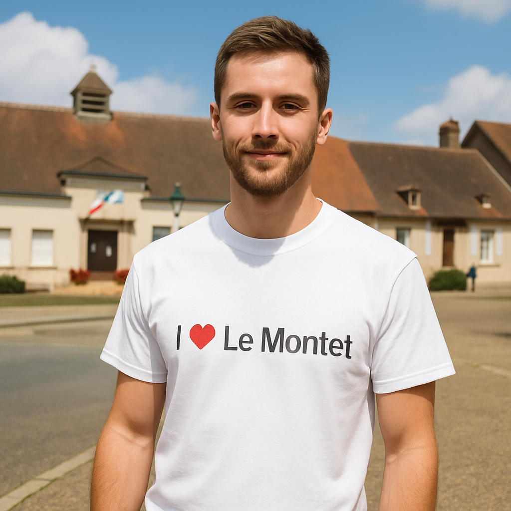 T-shirt I love le montet