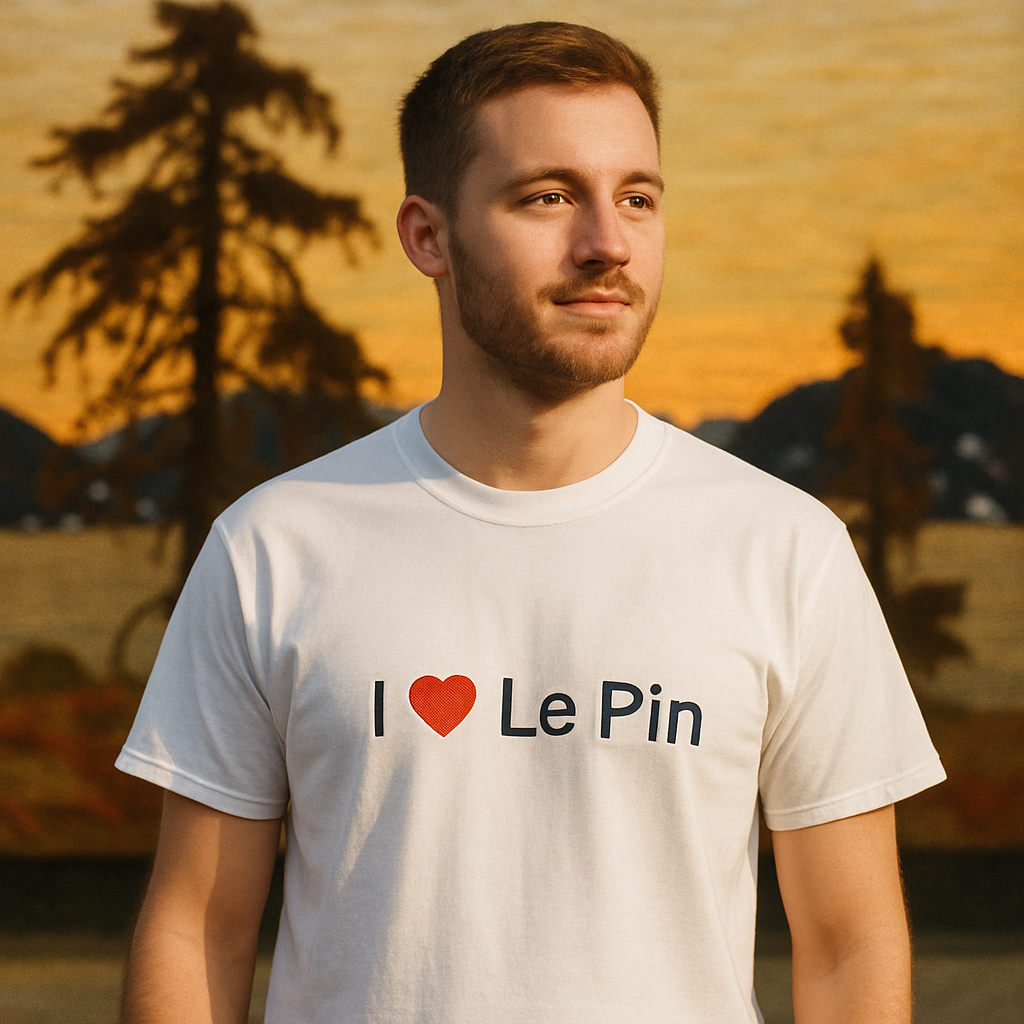 T-shirt I love le pin
