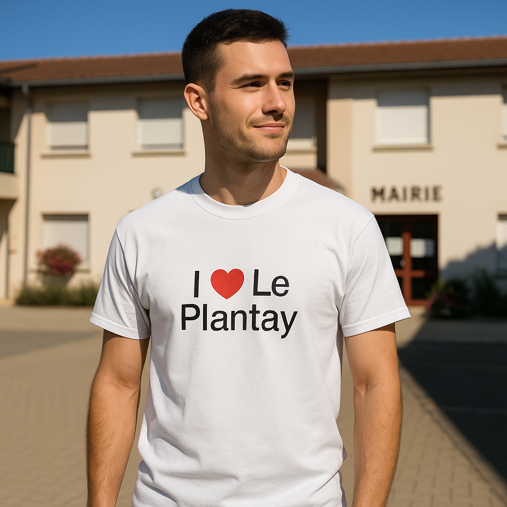 T-shirt I love le plantay