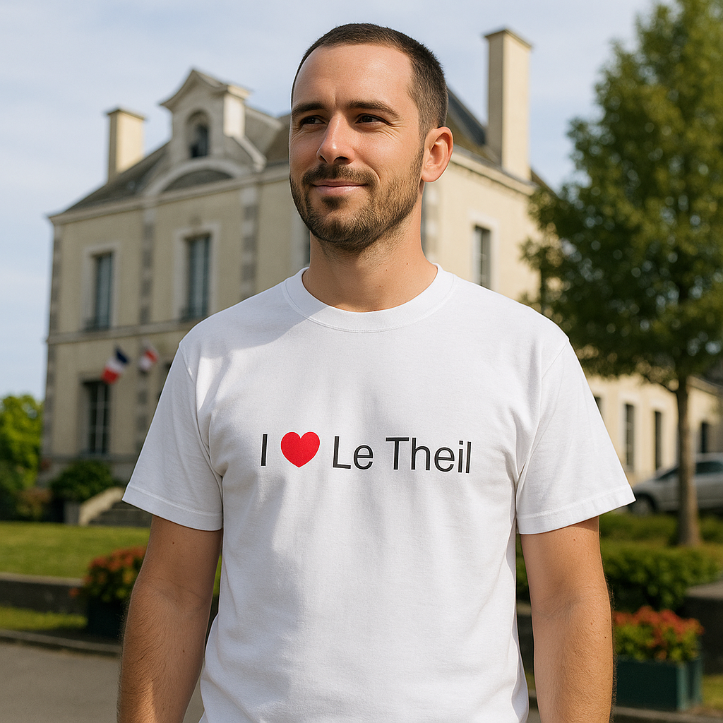 T-shirt I love le theil