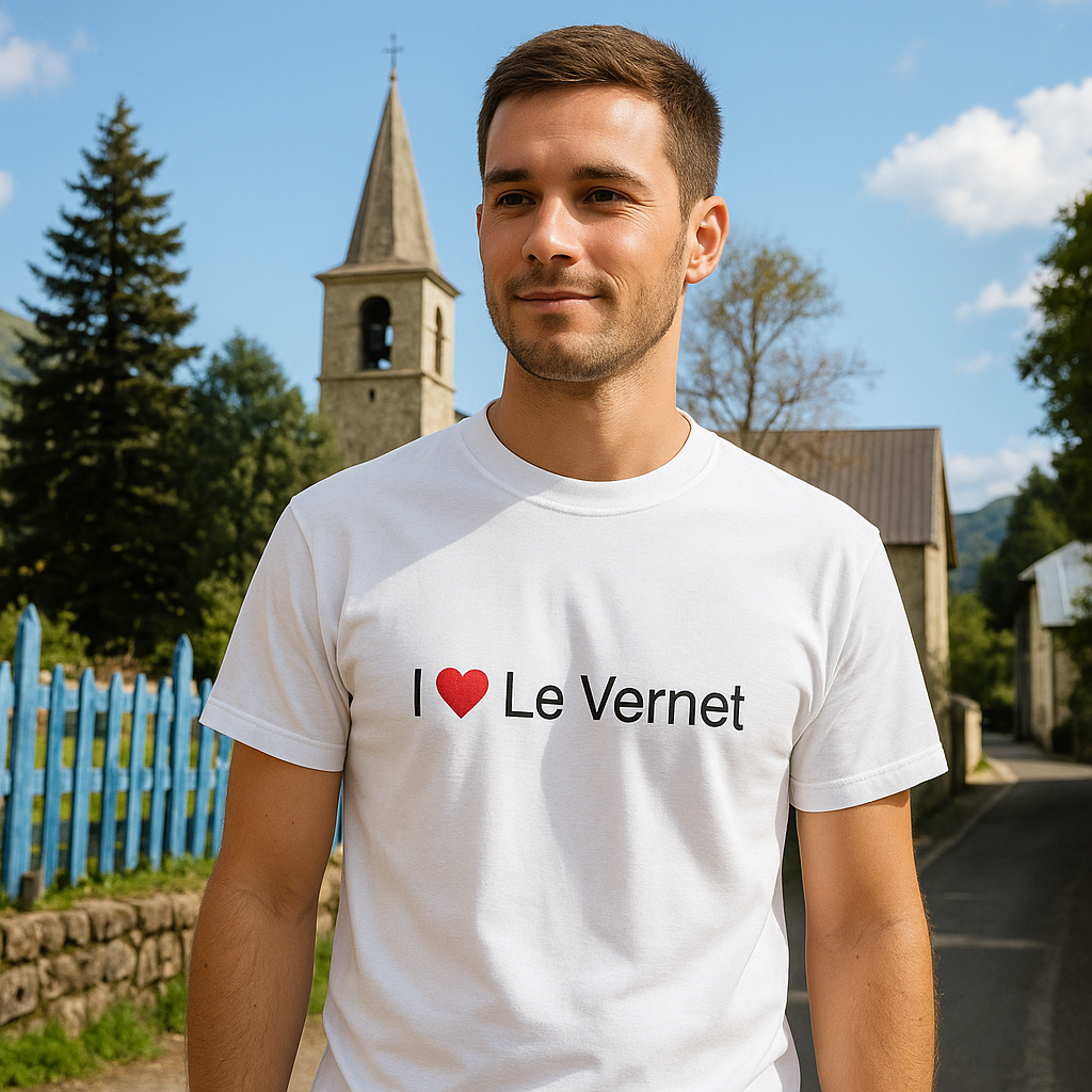 T-shirt I love le vernet