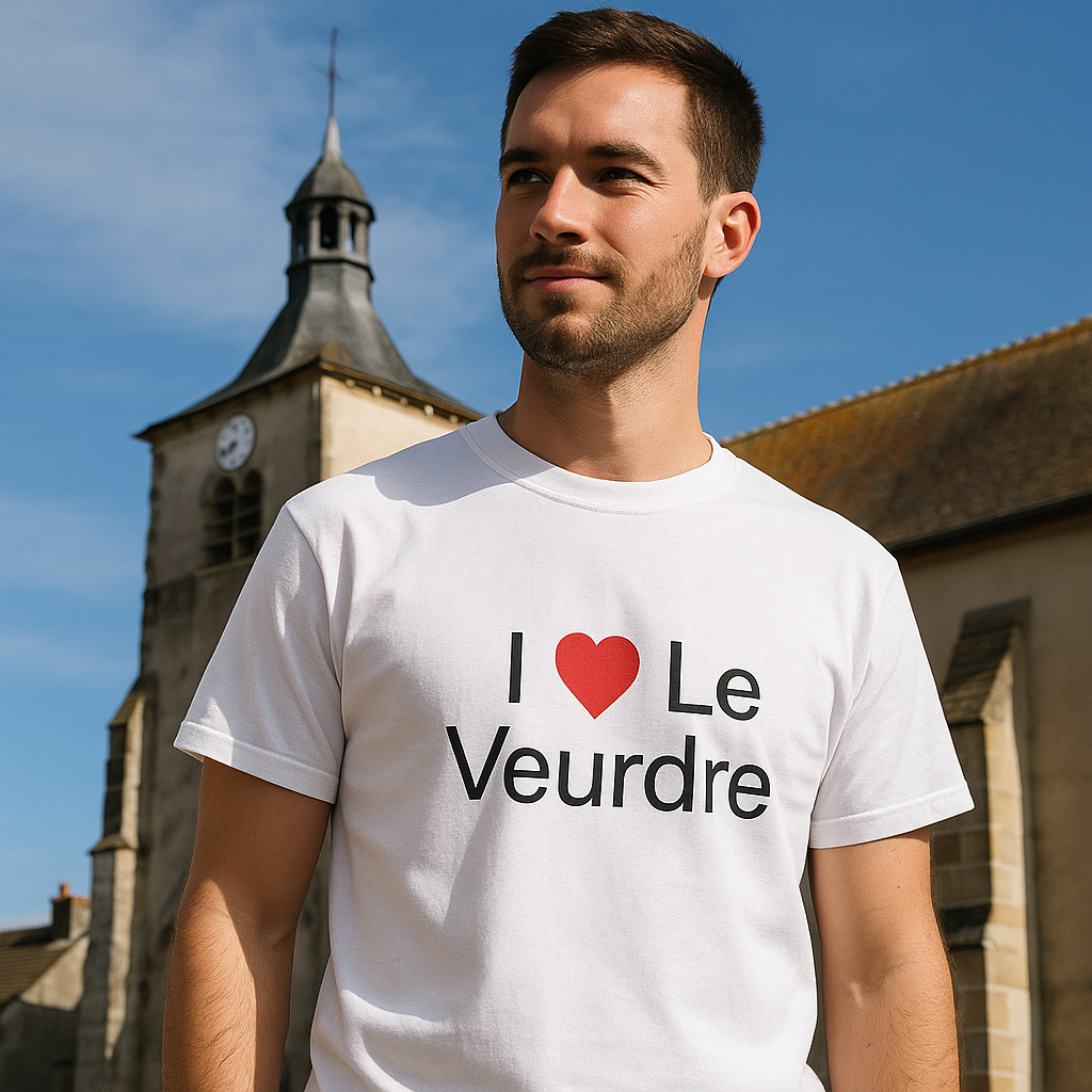 T-shirt I love le veurdre