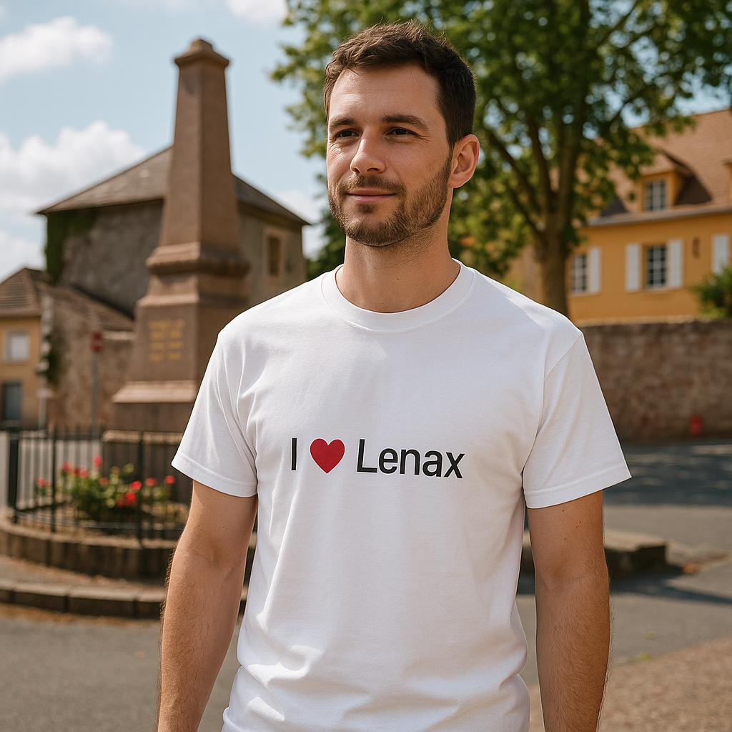 T-shirt I love lenax