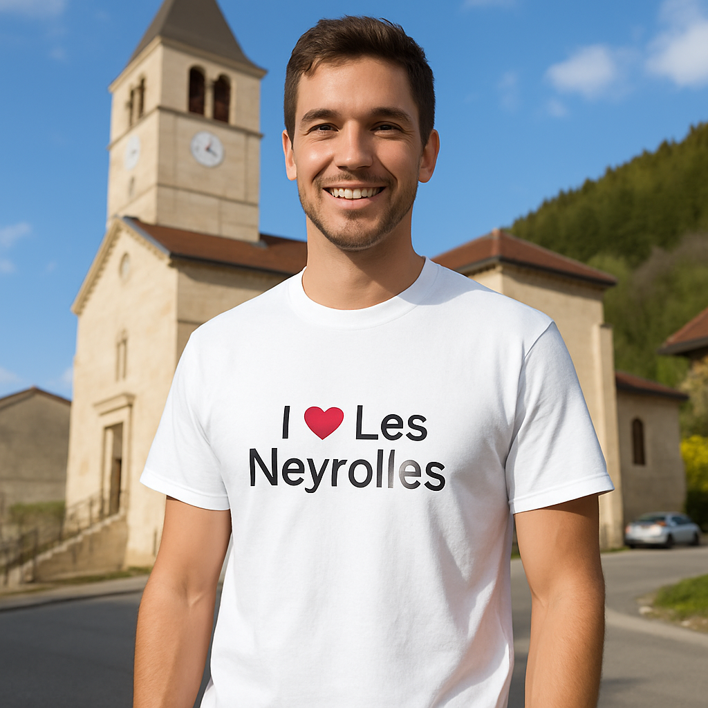 T-shirt I love les neyrolles