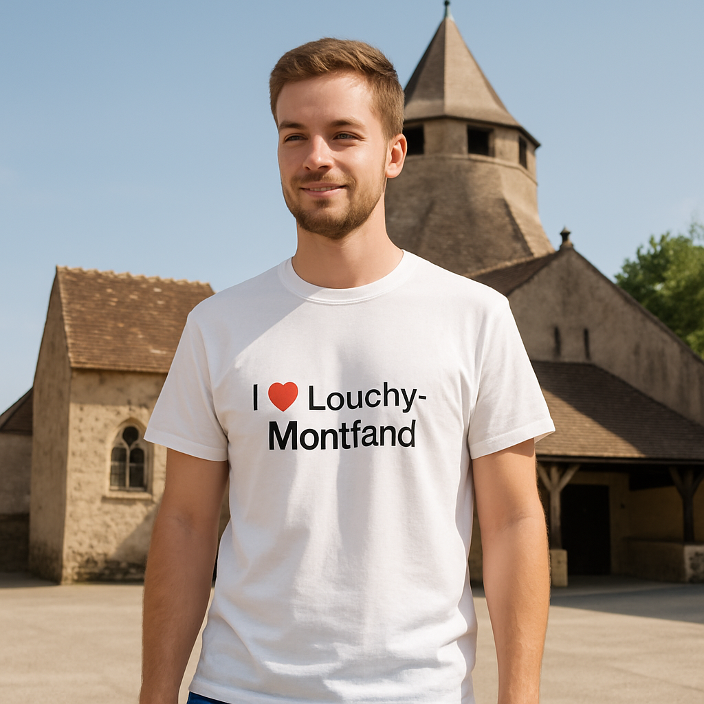 T-shirt I love louchy-montfand