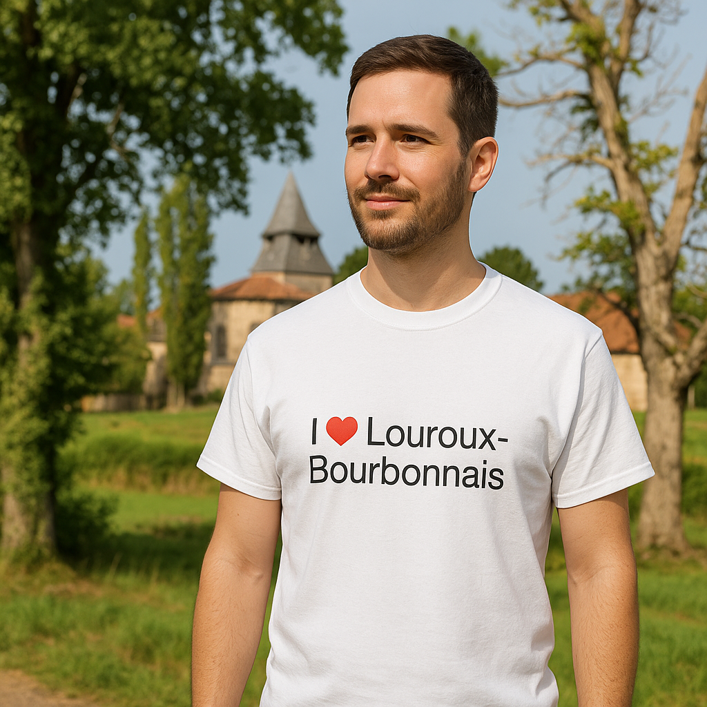 T-shirt I love louroux-bourbonnais