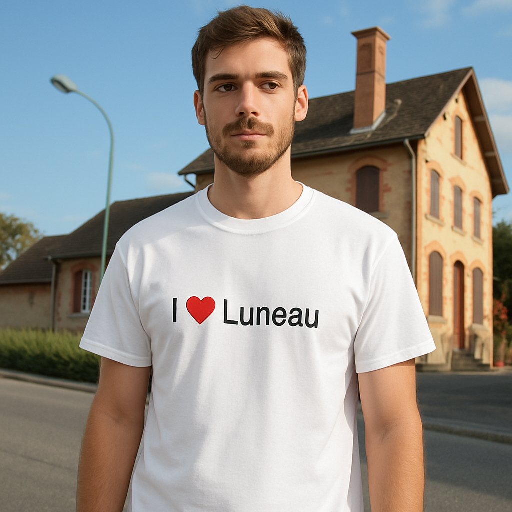 T-shirt I love luneau