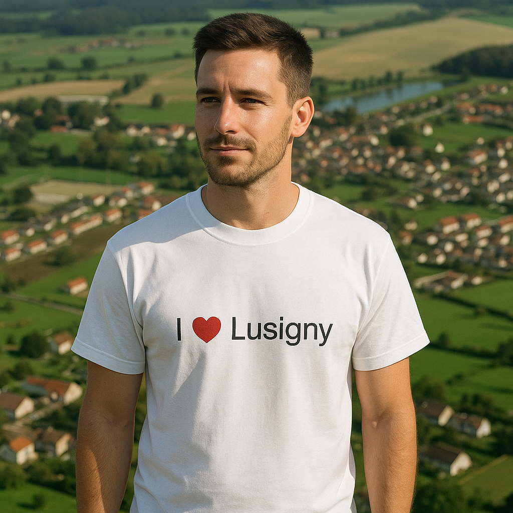 T-shirt I love lusigny