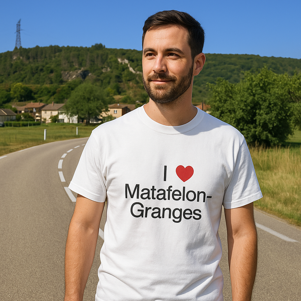 T-shirt I love matafelon-granges