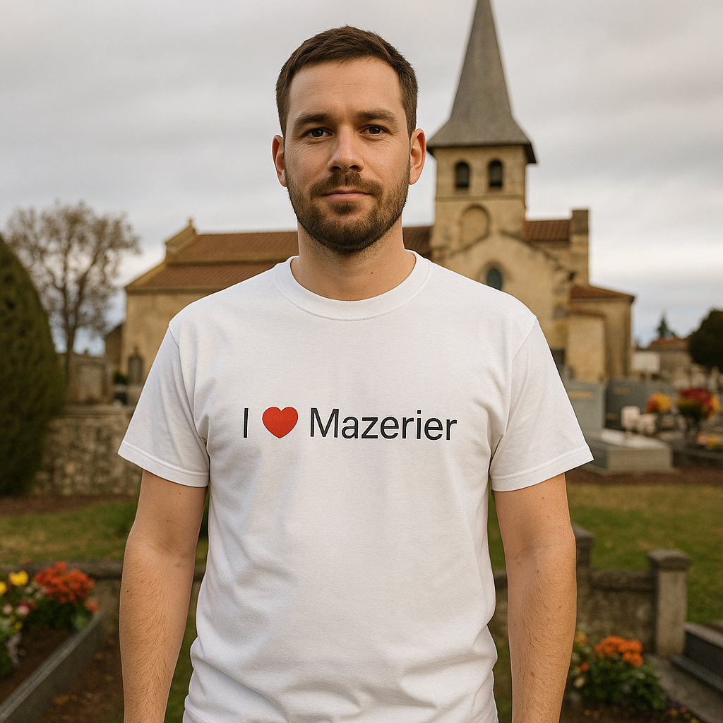 T-shirt I love mazerier