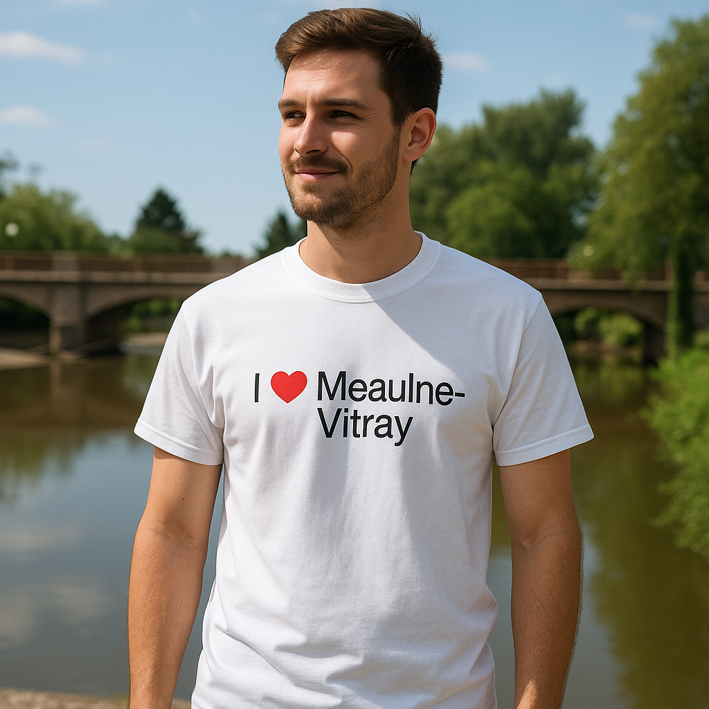 T-shirt I love meaulne-vitray