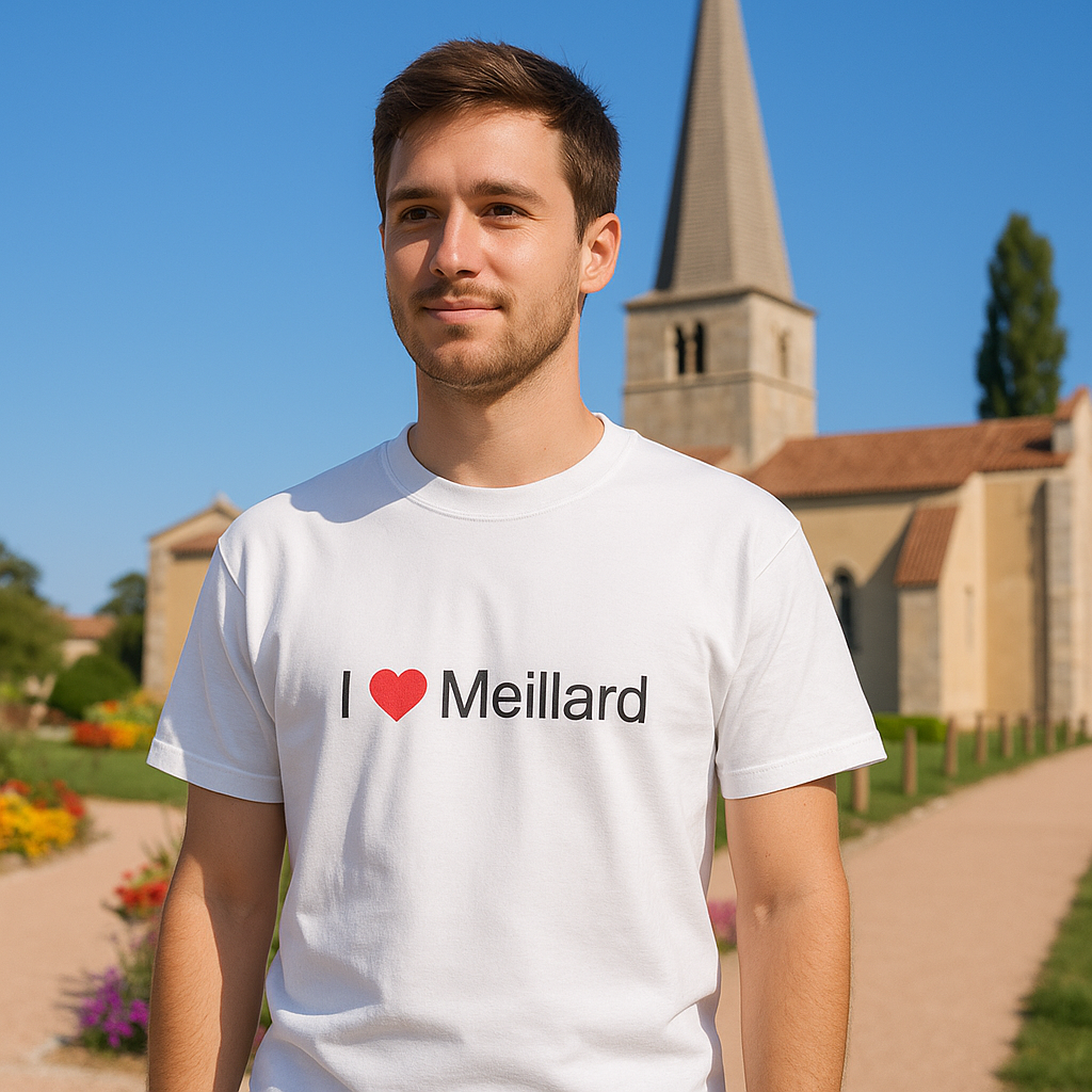 T-shirt I love meillard