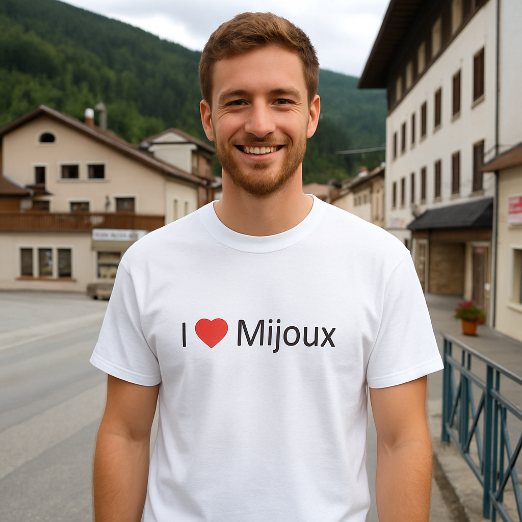 T-shirt I love mijoux