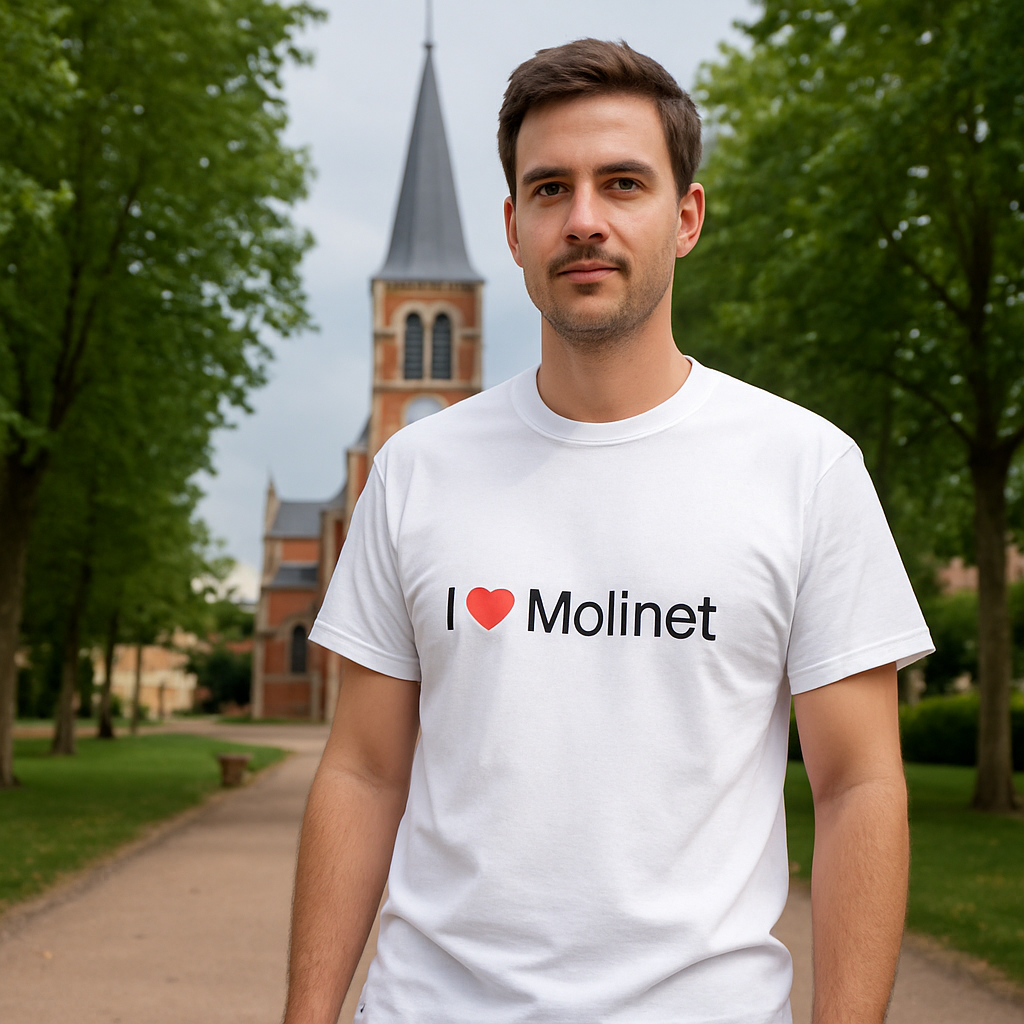 T-shirt I love molinet