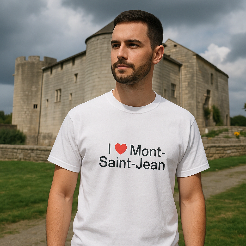 T-shirt I love mont-saint-jean