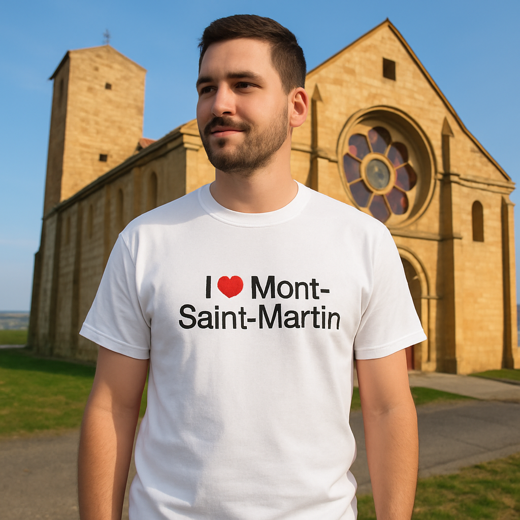 T-shirt I love mont-saint-martin